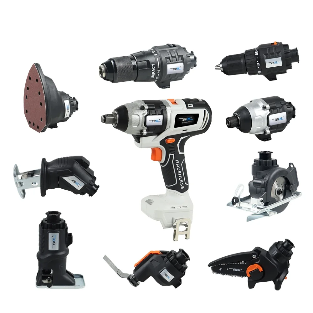 NEWONE 18V Power Tool Electric Screw Driver for Makita 18V Battery Cordless Brushless Electric Screwdriver 1/4 inch Power Tools