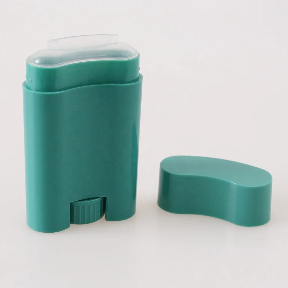Eco Friendly Oval Empty Container Antiperspirant Fragrant Solid Stick Balm Body Refill Deodorant Stick Bottle