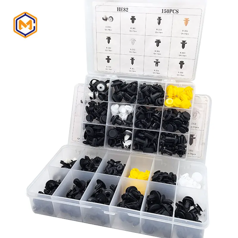 660PCS Automotive Clips Universal Screws Rivets Boxed Fastener Sets Door Trim Clips Car Accessories