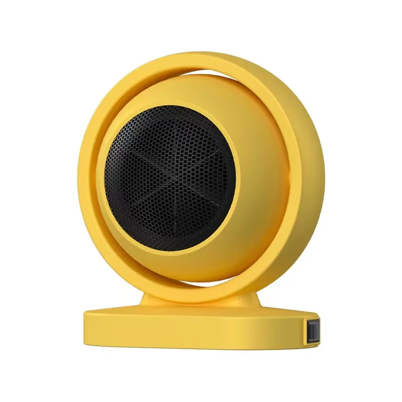New arrivals low power 380W portable heater overheat protection fan  circular fan heating element fan  for bedroom office
