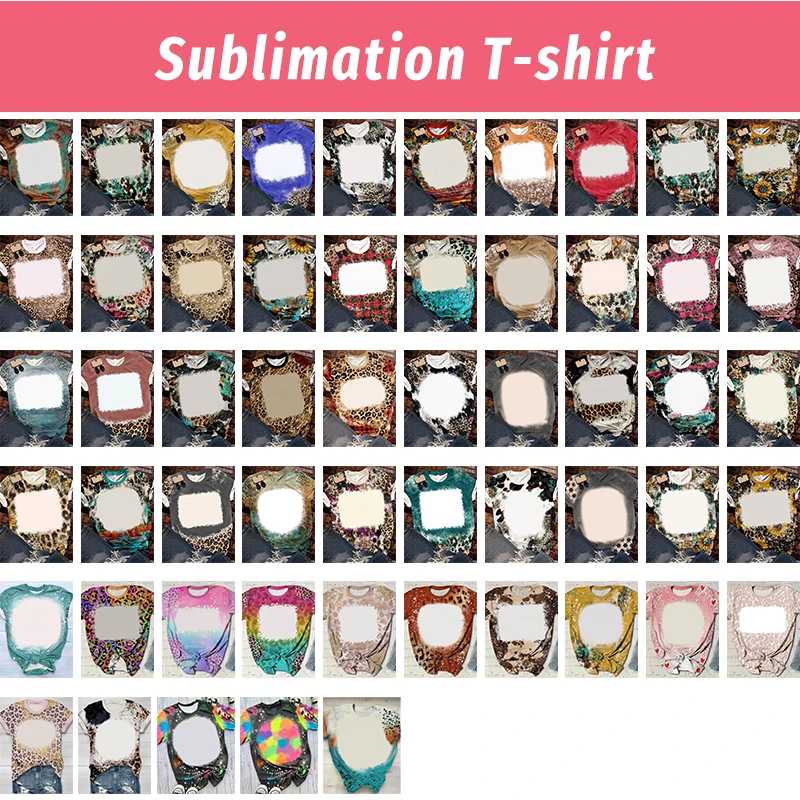 Wholesale Colorized Tie-Dye T-Shirt For Men/Women Sublimation Blank Oversized Casual Daily Wear Tops Tees Customized Design