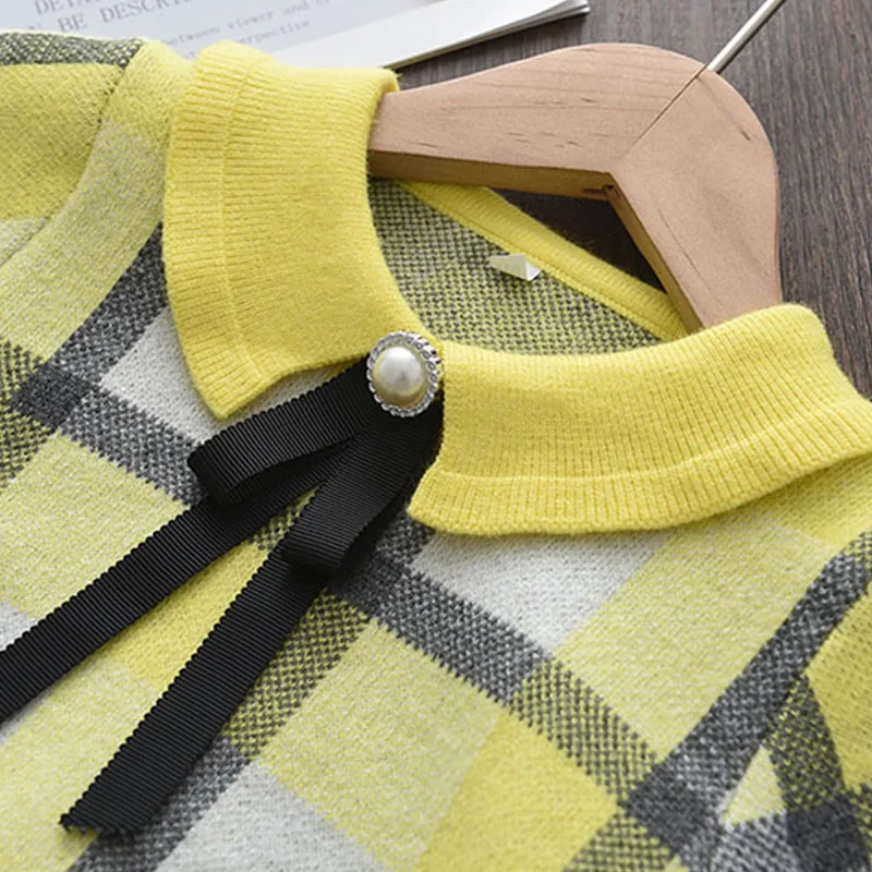 Winter Children Fall Clothing Girls Long Sleeve Kids Autumn Fashion Sweater And Dress Children Coat