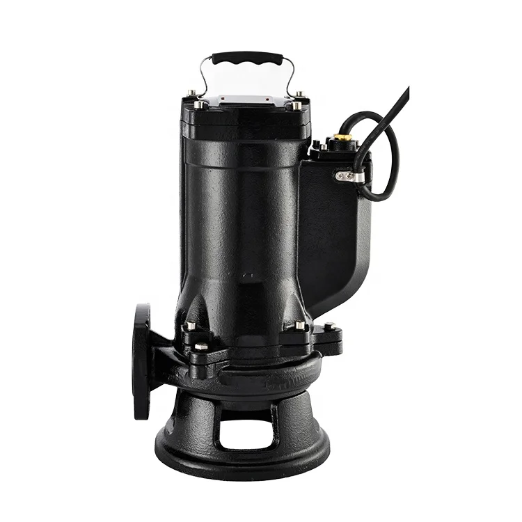 high quality single phase acid proof submersible cutting pump shimge submersible drainage sewage pumps