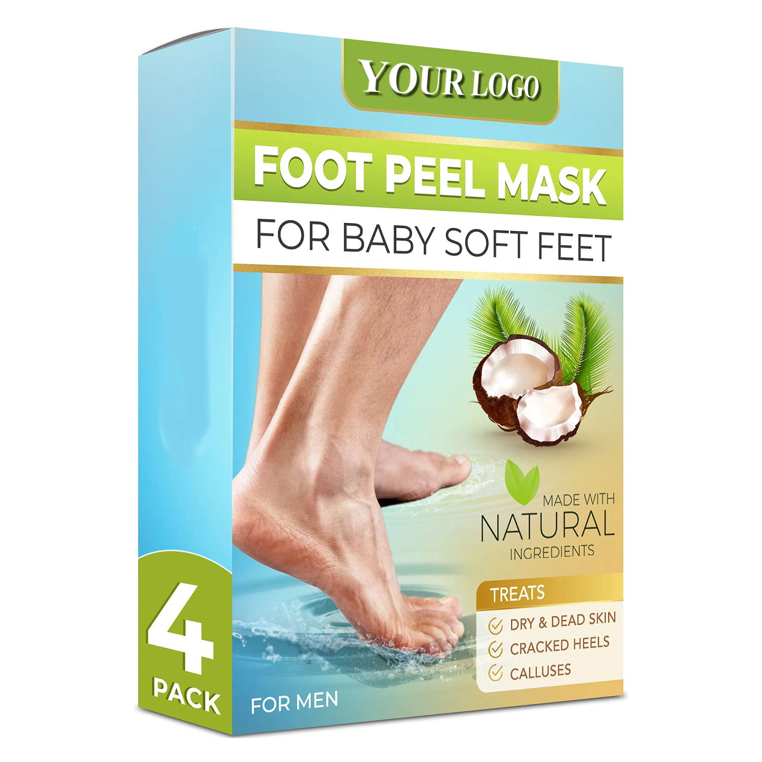 Wholesale Organic Peeling Exfoliating Foot Mask Feet Mask Remove Dead Skin Footmasks Cuticles Heel Foot Care