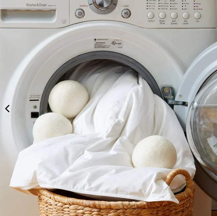 wholesale Top Seller Same Private Label Organic Wool Dryer Balls New Zealand Sheep Laundry Dryer ball for Saves Drying Time