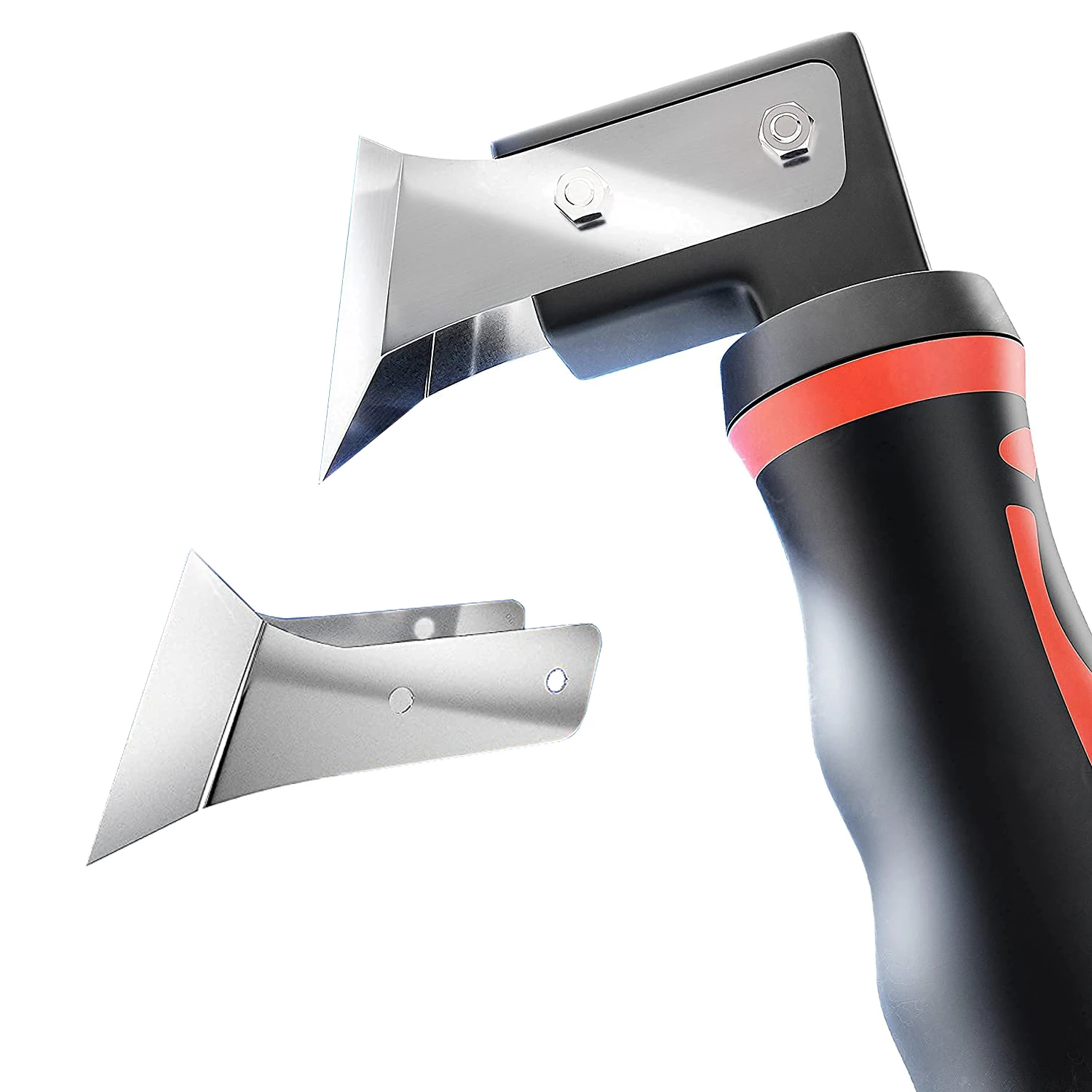 Black Silicone Sealant Removal Tool Metal Right Angle Blade Grout Caulking Scraper with Replacement Blade