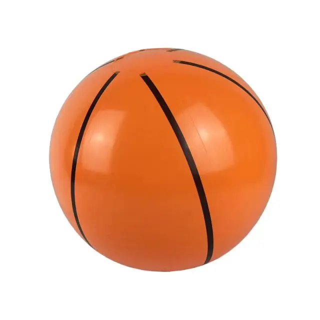 Customized simulation basketball PVC environmentally friendly and safe beach ball by manufacturer, parent-child toy ball