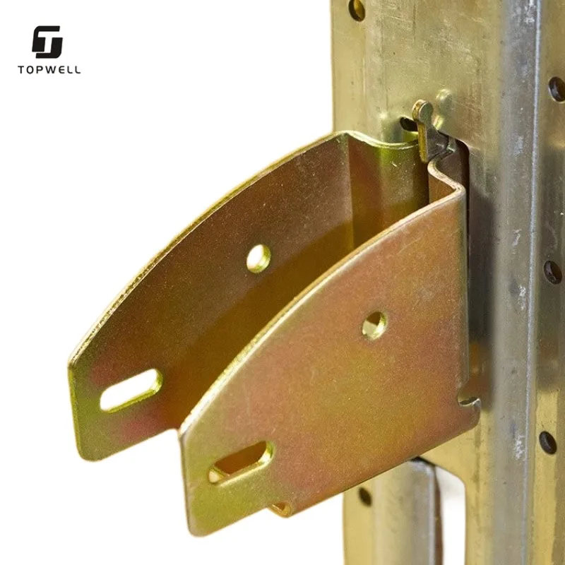 Adjustable E Track Wood Beam Socket Bracket with Metal Socket for Trailer Cargo Control