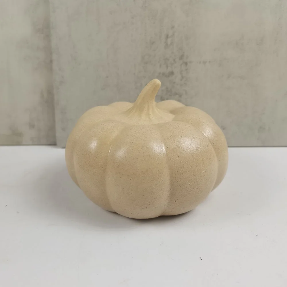 Nordic Art Deco Design Ceramic Pumpkin Home Decor Little Halloween Desktop Ornament Portrait Pattern