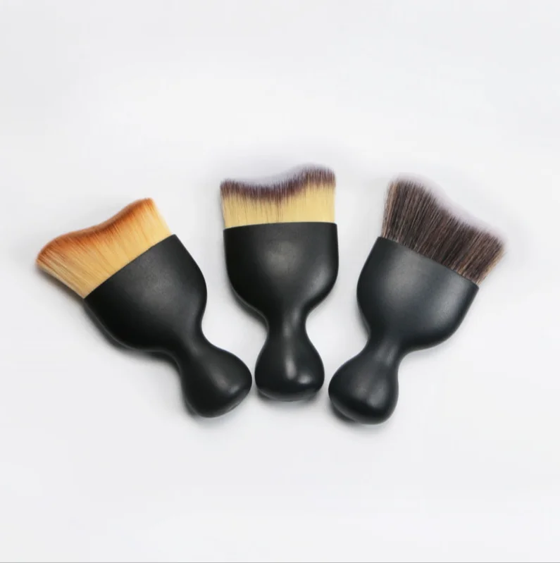 Small MOQ Car Dashboard Cleaning Pretty Soft Brush Compact Cheap Auto Interior Detailing Brush