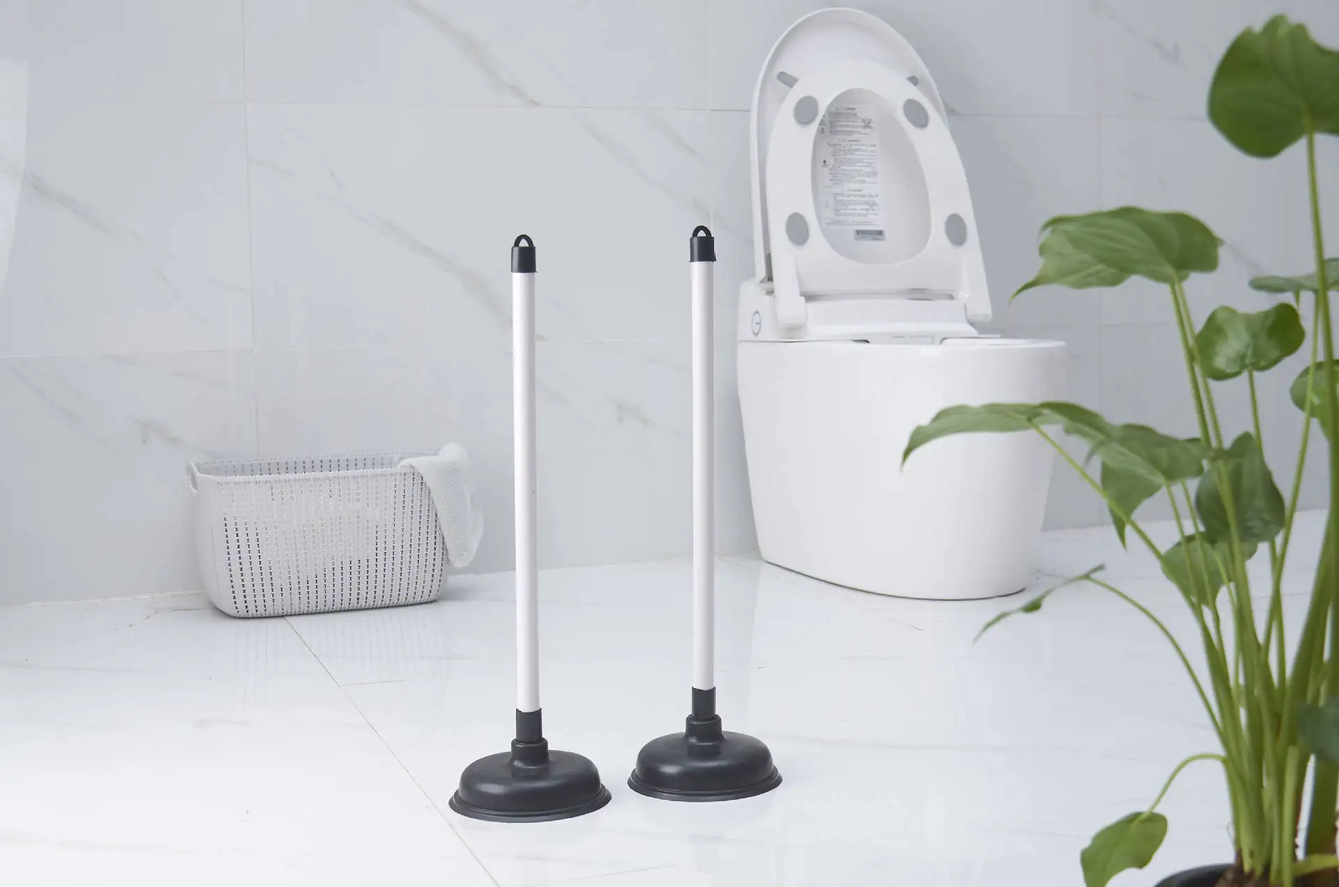 Black toilet suction PVC suction cup White plastic sewer pipe dredge