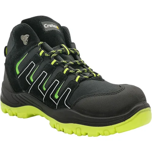 Mining pecos funky sepatu cat cofra safety joggers boots with steel toe cap for kids long safety boot without laces