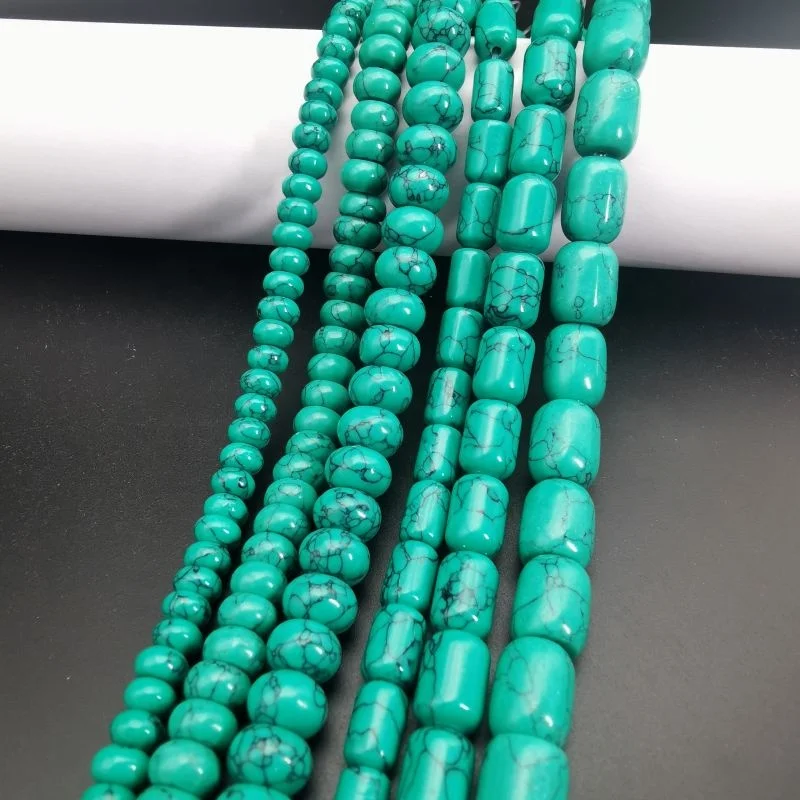 Четки Howlite Бирюзовый Камень для молитв тасбих привлекательные бусины и бочки медитации ювелирные изделия ручной работы аксессуары