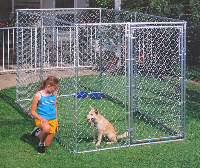 Classic 1.2*1.8m galvanized powder coated dog kennel/out door metal dog run cage/pet playpen
