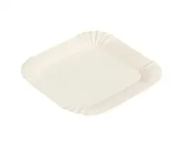 Disposable Paper Plate Strong Dish Round Square Kraft Paper Plates for Party Supply