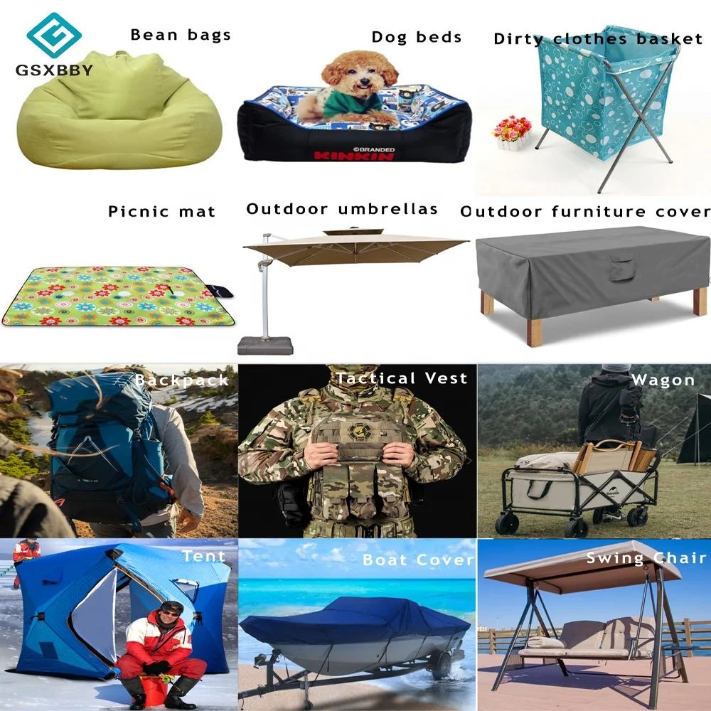 Manufacturer Pet Product Dog Bed Material 100%polyester 600D*68T PU Coated Waterproof Oxford Fabric with Silver Print