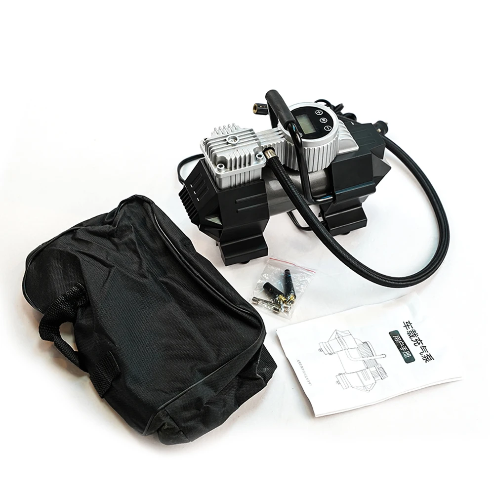 3669 12v multiple applications HandHeld  Car portable Air Digital Compressor inflator with Auto Stop Customizable color