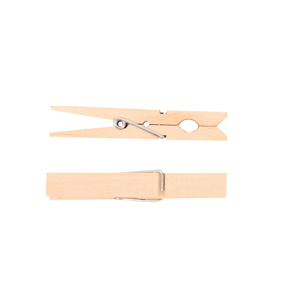 72mm Wood Clothespins Premium Quality Wood Hangers for Convenient Clothes Hanging