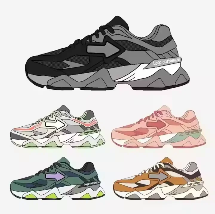 Designer Luxury Brand shoes Manufacturer Men Retro 4 Sports Walking Running Shoes Designer LOGO Sneaker Custom Basketball Shoes