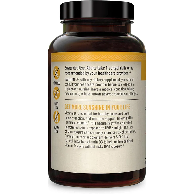 Innovative Vitamin D3 Natural Promote Calcium Absorption And Enhance Immunity Other Health Care Product Supplements