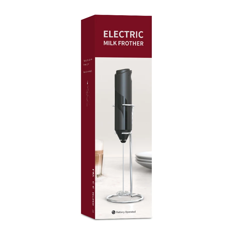 Best Quality Battery Operated Handheld Foam Maker Mixer Custom Coffee Electric Milk Frother