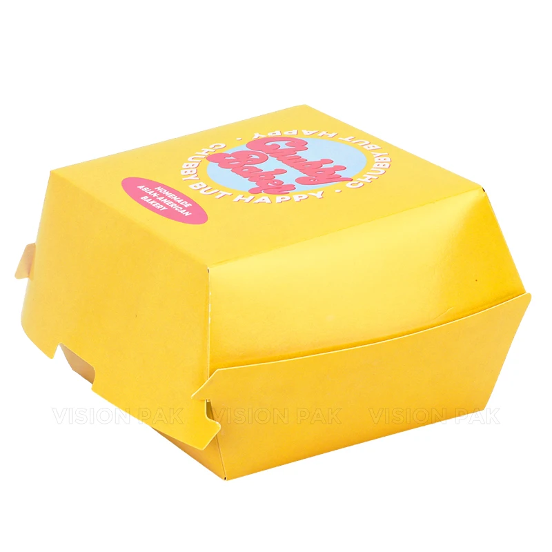 Custom Craft Paper Burger Box Good Price Slide-to-Go Paper Tray for Sushi Innovative New Design
