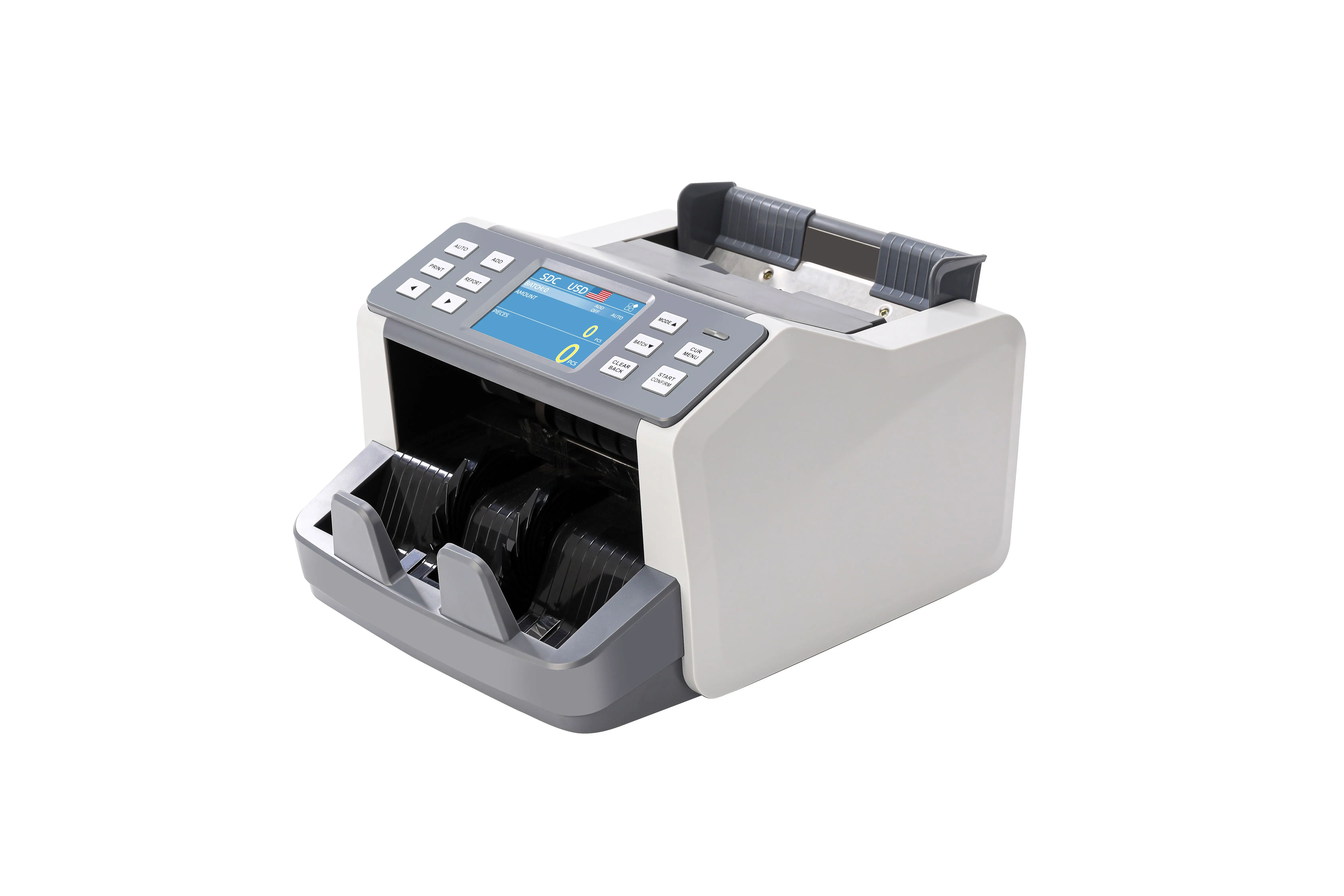 HL-P85 backloading mixed value counter/banknote counting machine/bill counter with double CIS IR UV