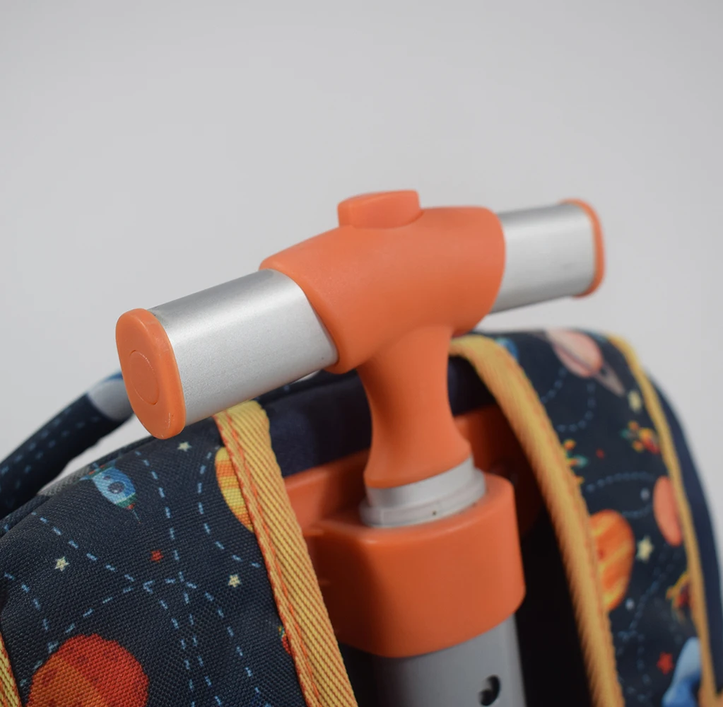 Romantic Planet Print Trolley Bag Waterproof Strong and Durable Carry-On Suitcases Luggage Set with Wheel for Outdoor Gym Use