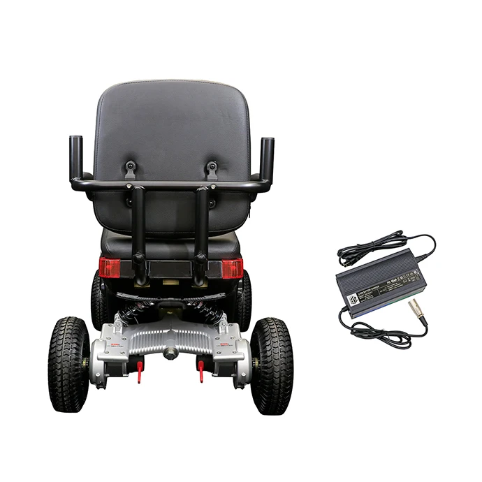 Portable light elderly 4 wheeled adult folding mobility electric scooter