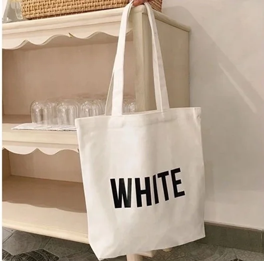 
Hot sale custom printed recycle natural plain organic cotton canvas tote shopping bag with logo 