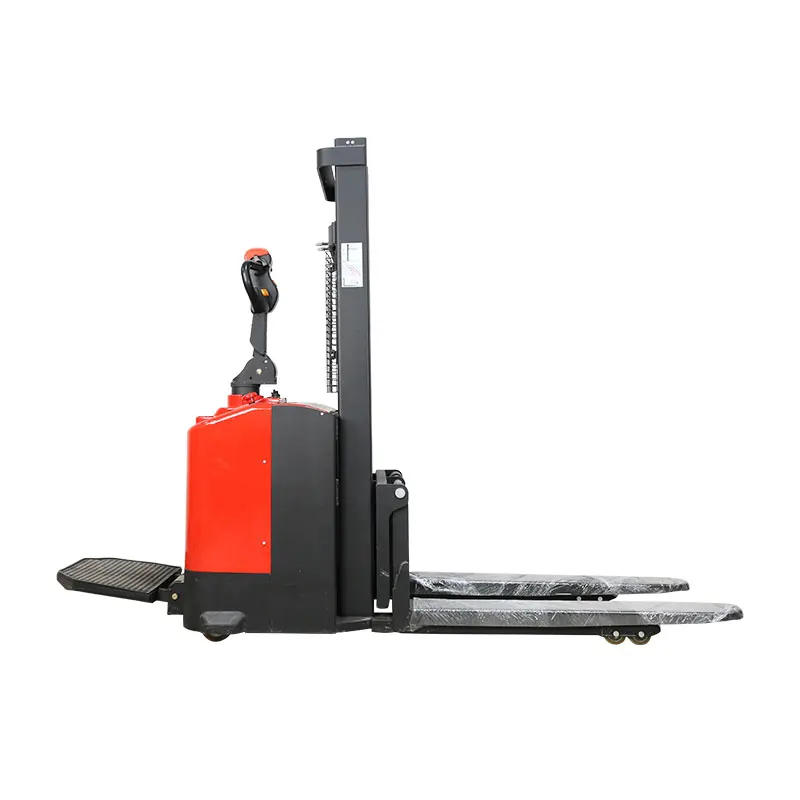 1.5Ton 3Meter Electric Battery Rider Stacker with EPS System