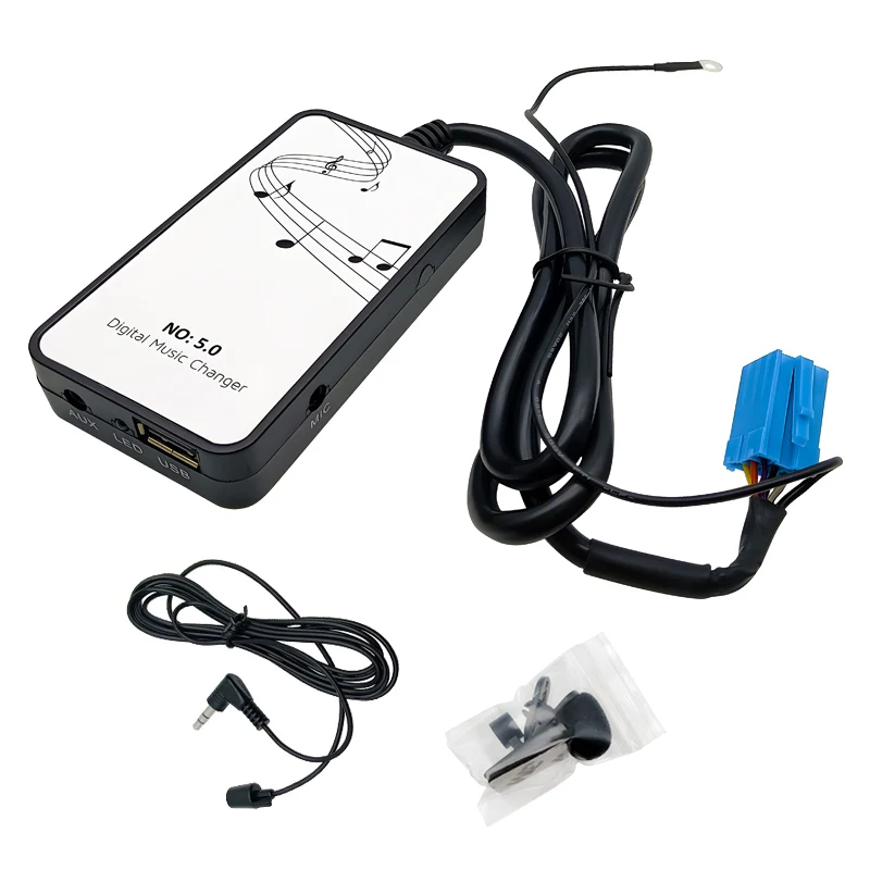 Car mounted Bluetooth music CD player with Bluetooth 5.0 reception and transmission speed, fast digital Bluetooth CD player