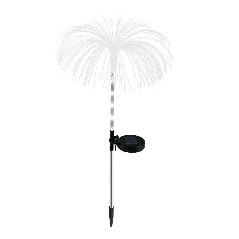 Competitive Price Solar Waterproof Garden Fiber Optic Jellyfish Light Plug-In Lawn Led Solar Lights