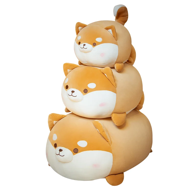 Fat Super Soft Dog Plush Toys Shiba Inu Stuffed Plush Toy Anime Corgi Kawaii Sleeping Pillow