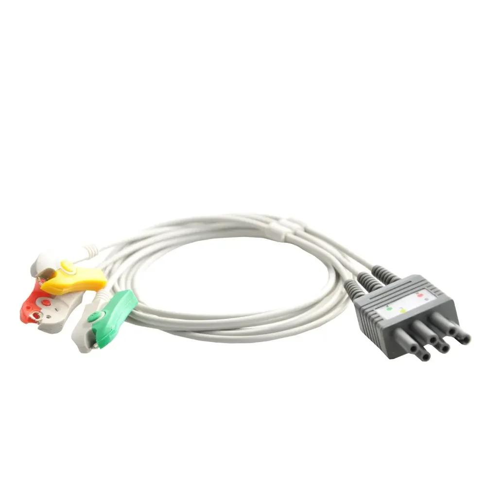 3lead Leadwires Clip ECG Cable IEC