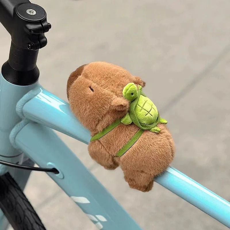 Cute Soft Capivara Toys Pop Circle Hand Band Plush Capybara Slap Circle Capybara Bracelet for kids