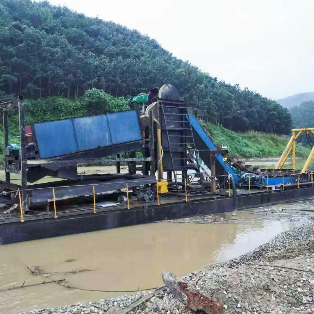 Trommel Gold Separator and Centrifugal Concentrator Gold Dredger