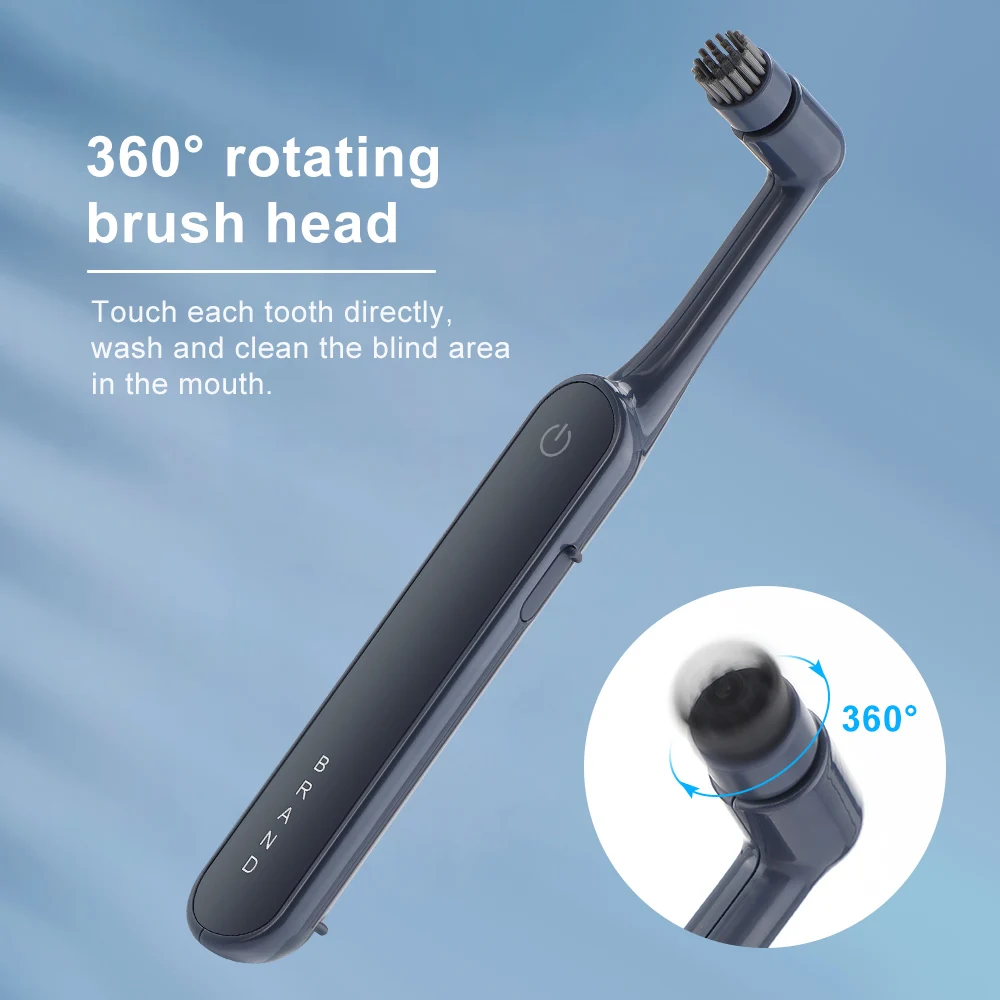 Popular adult electric rotary toothbrush household waterproof soft bristle vibrating portable toothbrush wholesale