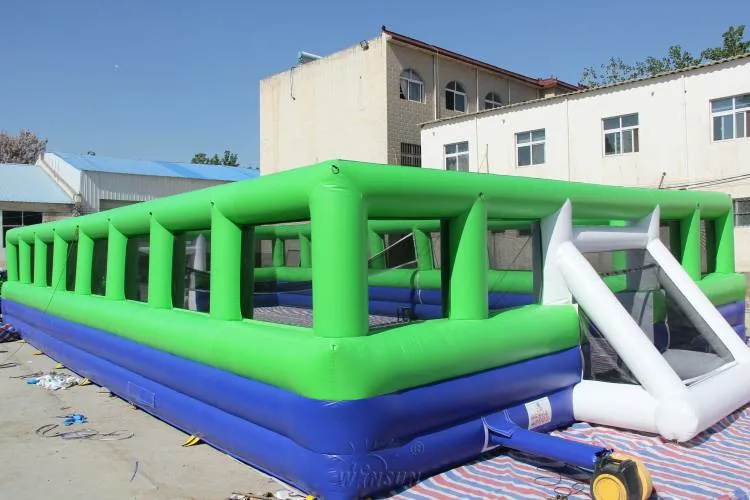 outdoor Inflatable Soccer Field inflatable football field games for sale