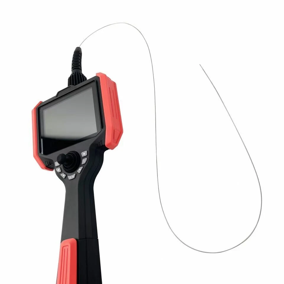 Flexible endoscope camera with more than 1 million pixels, 360 degree articulation, 6.0mm dual lens, Probe insertion tube IP67