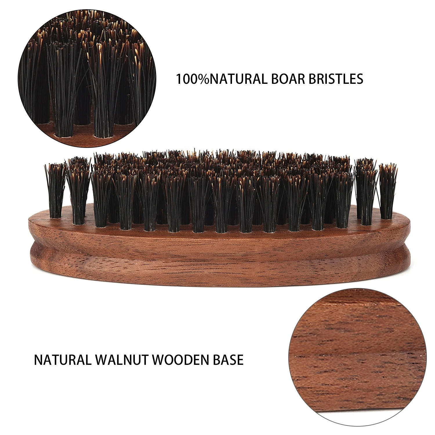 Creative Oem Customized black comb with beard oil for men Beard grooming kit