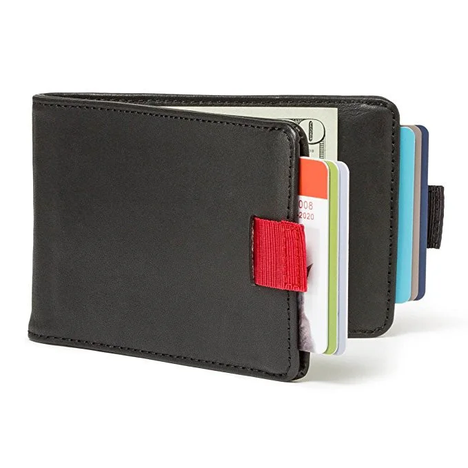  Бумажник из углеродного волокна billeteras портфели Herren Leder Rfid искусственной кожи на молнии с клипсой