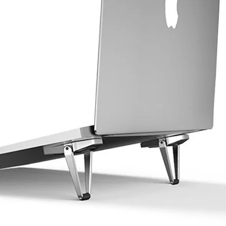 Подставка для ноутбука складная охлаждающая подставка из цинкового сплава 10-17 дюймов клавиатуры и планшета небольшая легкая