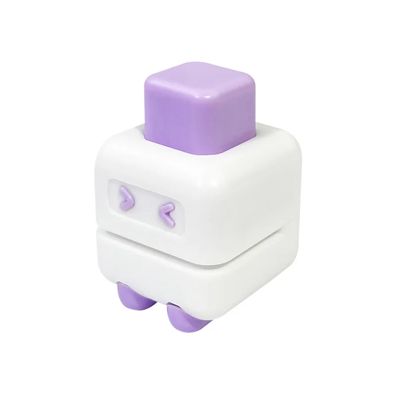 Office Single Hole Puncher Manual Ring Puncher Robot-shaped Mini Hole Puncher DIY Loose-leaf Notebook for Paper Punching