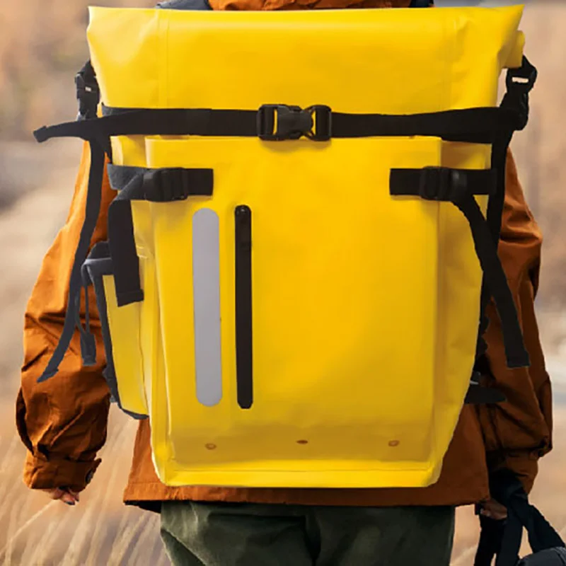 Custom 30L Heavy Duty Waterproof Dry Bag Backpack Roll-Top Floating Dry Outdoor Hiking Bag Backpack for Kayaking Rafting Boating