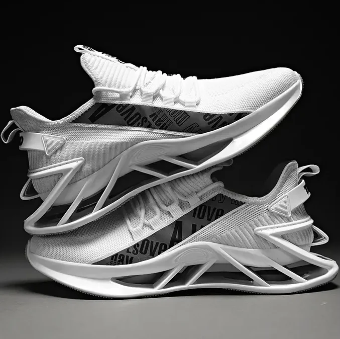 Original design cool trendy breathable textile high quality walking sports sneakers