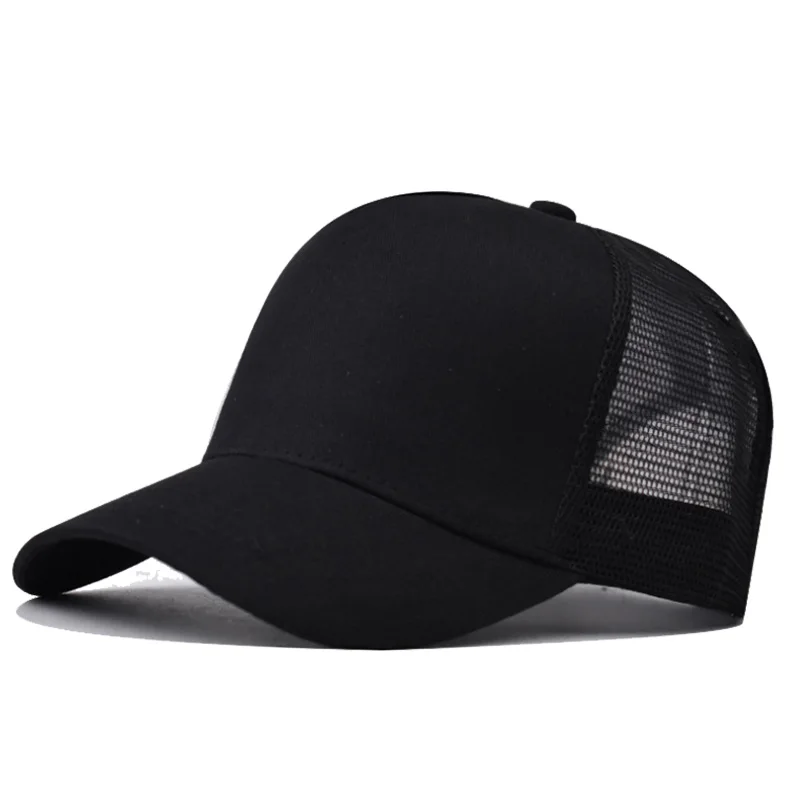 Wholesales Men Cotton Twill Trucker Cap Hat 5 panel black trucker hats blank