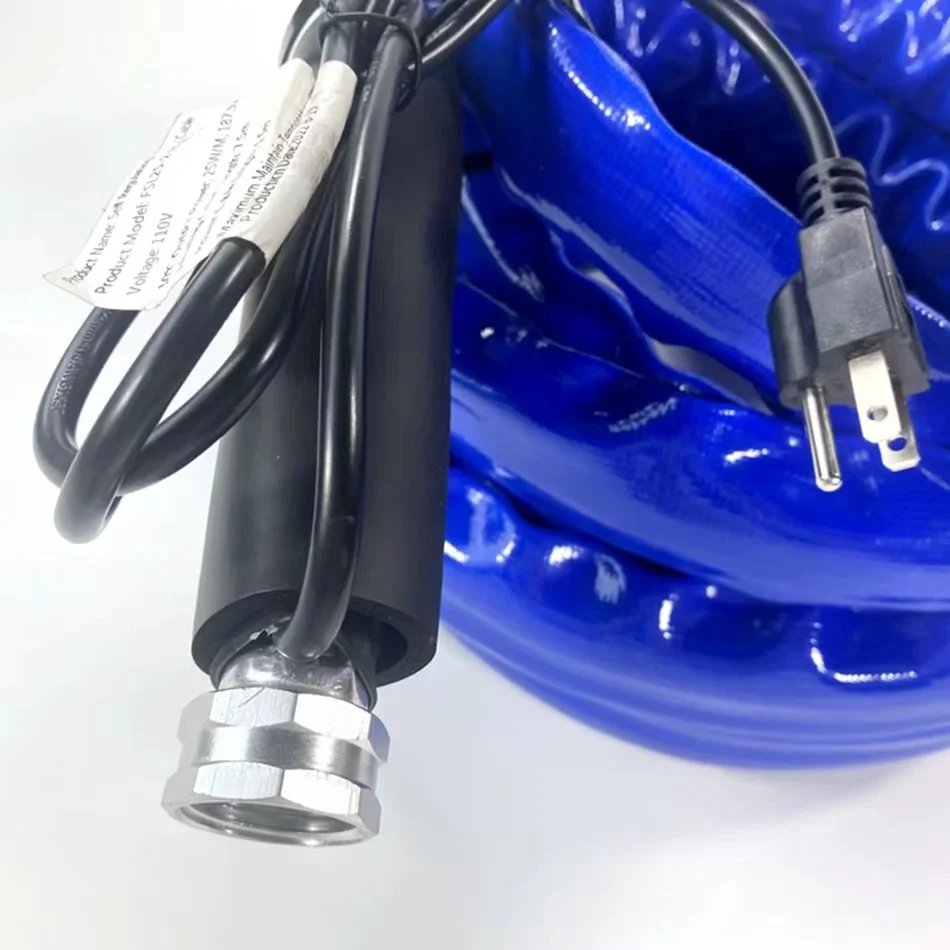 2023 Hot selling heated water hose for rv high pressure PVC+ wire heated water hose