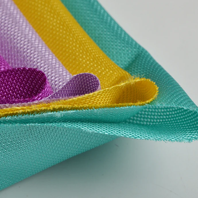 110GSM reflective surface polyester mesh fabric for pencil case