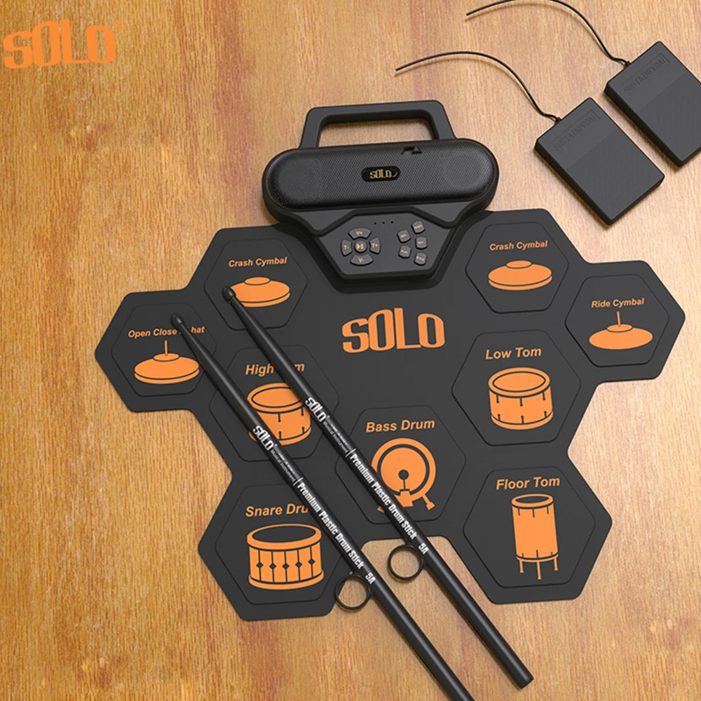 Набор силиконовых цифровых барабанов для детей с Usb интерфейсом на заказ